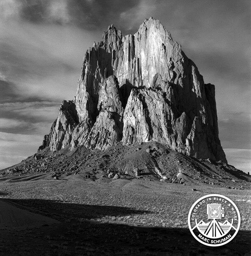 black and white landscape photographs New Mexico